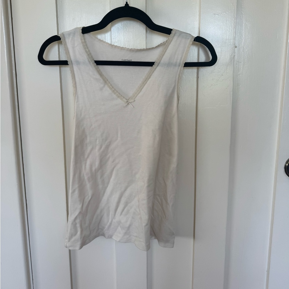 Cuddl Duds bow tank top